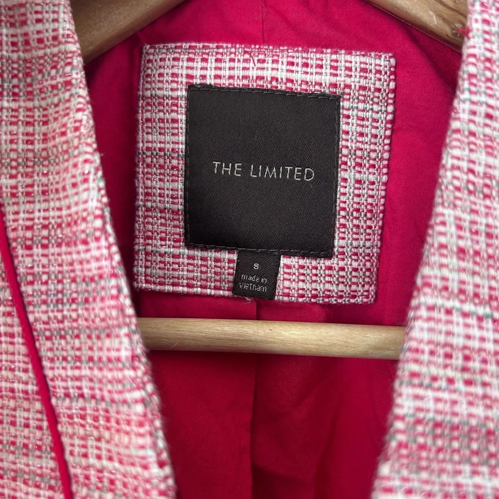 Vintage The Limited Pink Textured Blazer - Picture 4 of 11